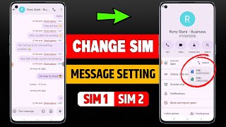 How to Change SIM in Message in Oppo | Message Settings SIM 1 SIM 2 Oppo