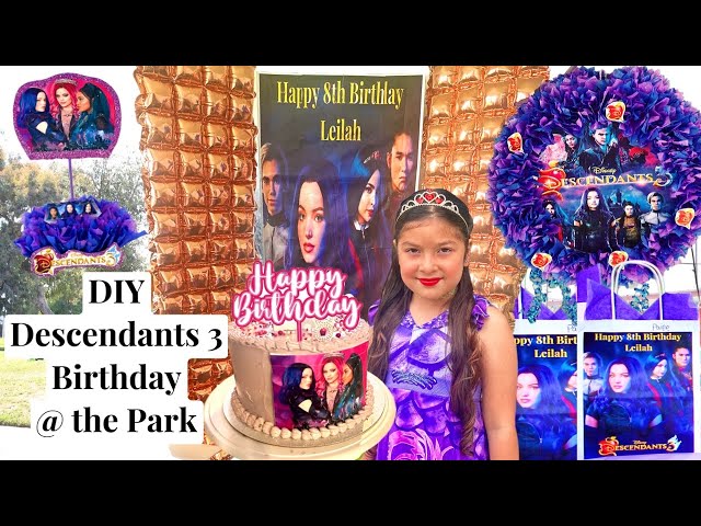 Descendants Pinata. Descendants birthday pary. descendants birthd