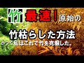 竹を枯らす最強方法!手早く地下茎や竹草も枯らした元祖竹枯らし者。