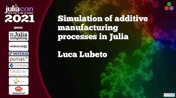 Simulation of additive manufacturing processes in Julia | Luca Lubeto | JuliaCon2021