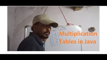 Printing Multiplication Table with Java | Like and Subscribe