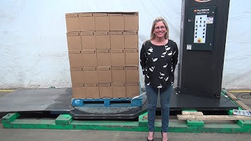 Wulftec Model WSML-150-S Semi-Automatic Low Level Stretch Wrapper