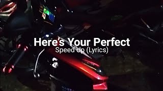 Here’s Your Perfect - Jamie Miller with Salem Ilese | Speed Up (Lyrics Video)