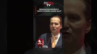 Fatih Erbakandan Erdoğana Çeki̇li̇p Gi̇tmeni̇n Zamani Geldi̇