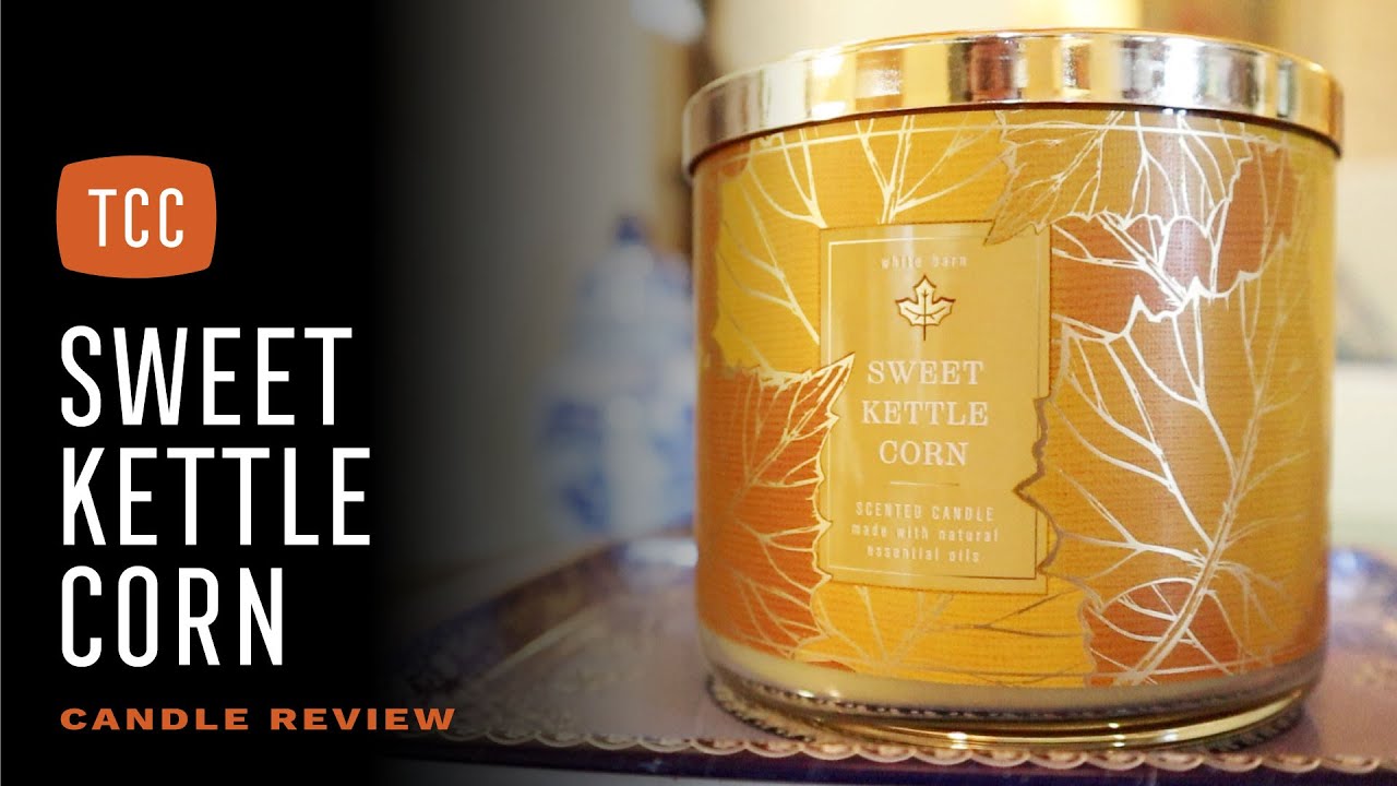 Sweet Kettle Corn Candle Review Bath & Body Works YouTube