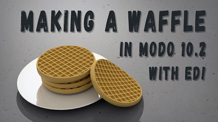 MODO | Making a Waffle with Mesh Fusion