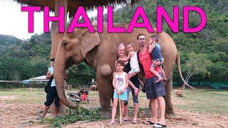 SAVING ELEPHANTS! Thailand Elephant Sanctuary /Family Travel