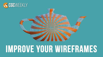 Improve your Wireframe Renders in Blender! - CGC Weekly #15