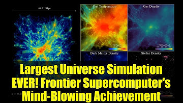 Largest Universe Simulation EVER! Frontier Supercomputer