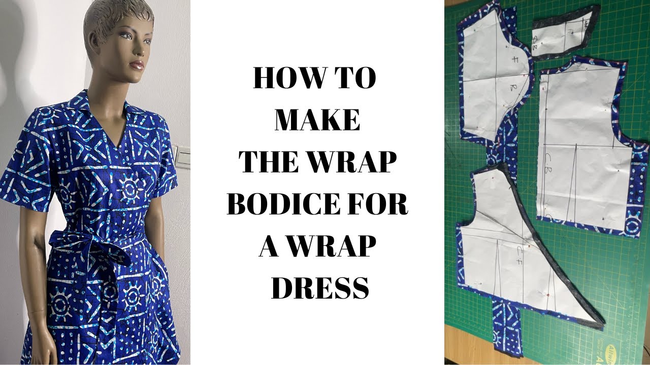 Off the shoulder dress pattern drafting sewing tutorial