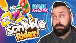 Playing Scribble Rider! Dad Games Ep 1 - Mobile Game Reviews screenshot 5