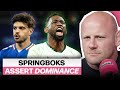 14-Man Springboks Defeat France in Paris