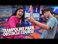 Trampoline Park Obstacle Course!! | Ranz and Niana