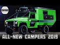 10 New Campers and Caravans Ranging from Offroad Capable to Luxury Models