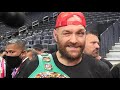 &quot;AS SOON AS I LANDED I KNEW IT WAS OVER&quot; TYSON FURY IMMEDIATE REACTION KNOCKOUT VICTORY OVER WIDLER