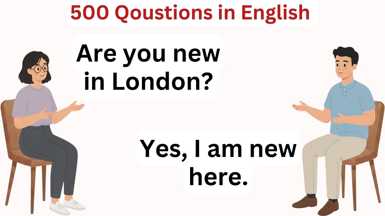 English Speaking Practice for Beginners | Simple Questions and Answers (500 English Questions)