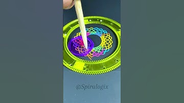 Multi color Spirograph Art #spirograph #satisfying #artandcraft #trending #shorts #youtubeshorts