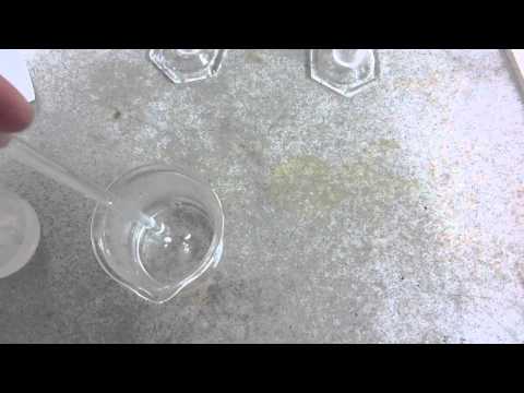 A very simple experiment dissolving glucose in water