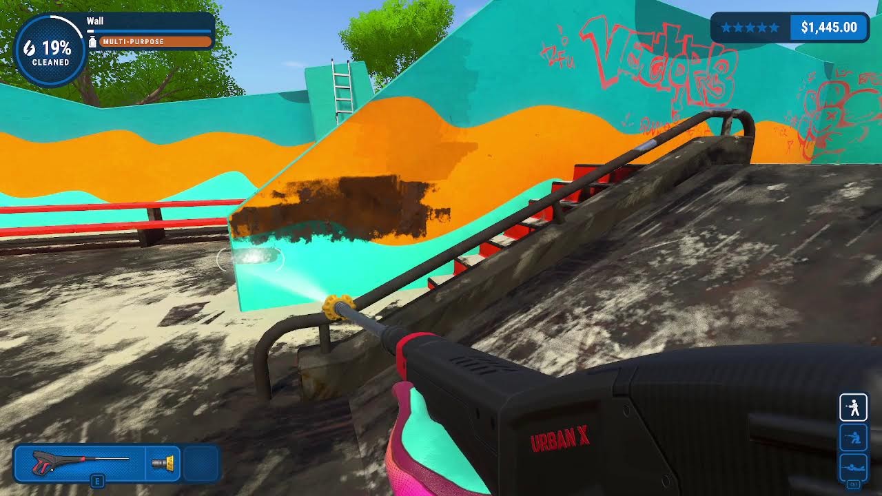 Powerwash Used Watergun! | muted because sick | Vtuber design in progress