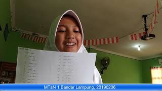 MTsN 1 Bandar Lampung 2019020609
