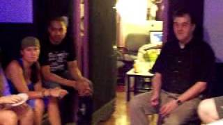 Celebrity NJ Housewives & JAMBOX Music Crew Listening for a hit. Wealth