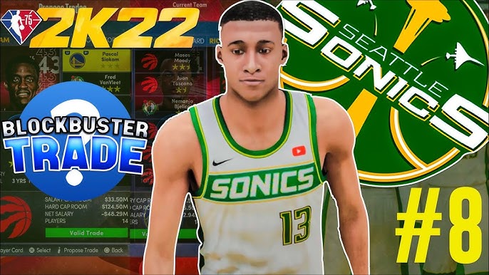 My take on a Seattle SuperSonics expansion team : r/NBA2k