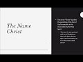 Middle of video