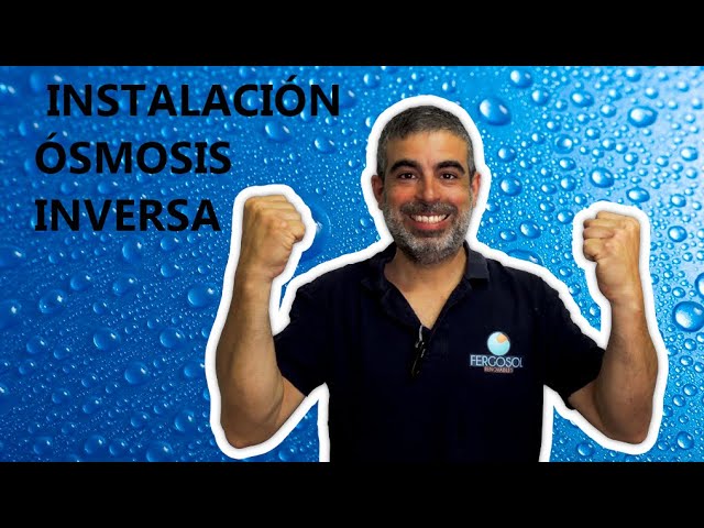 Tutorial instalación ECUS Ósmosis Inversa de flujo directo de