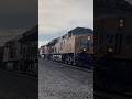 2 Locomotives & a Long String of Mixed Freight on the Union Pacific