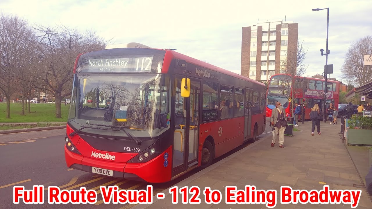 Full Route Visual London Bus Route 112 North Finchley To Ealing full-route-visual-london-bus-route-112-north-finchley-to-ealing