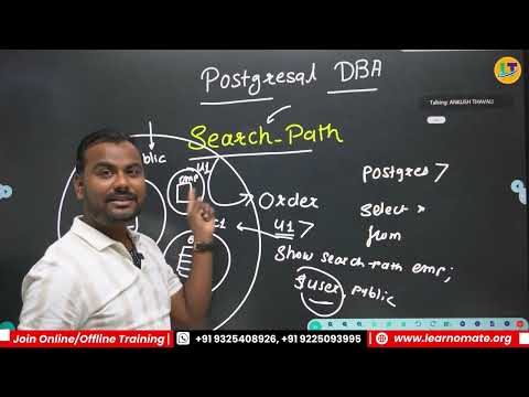 What is the search path in PostgreSQL? | Ankush Sir | Learnomate Technologies |