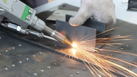 Toptek handheld laser welding machine detailed operation steps