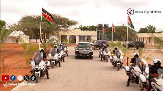 President Ruto's Drive to Wajir Stadium for Madaraka Day 2026 Celebrations