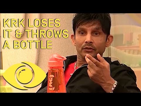KRK Throws A Bottle At Rohit! - Bigg Boss India | Big Brother Universe