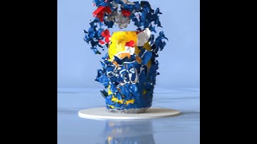 Blender cloth simulation Pepsi can dissolve