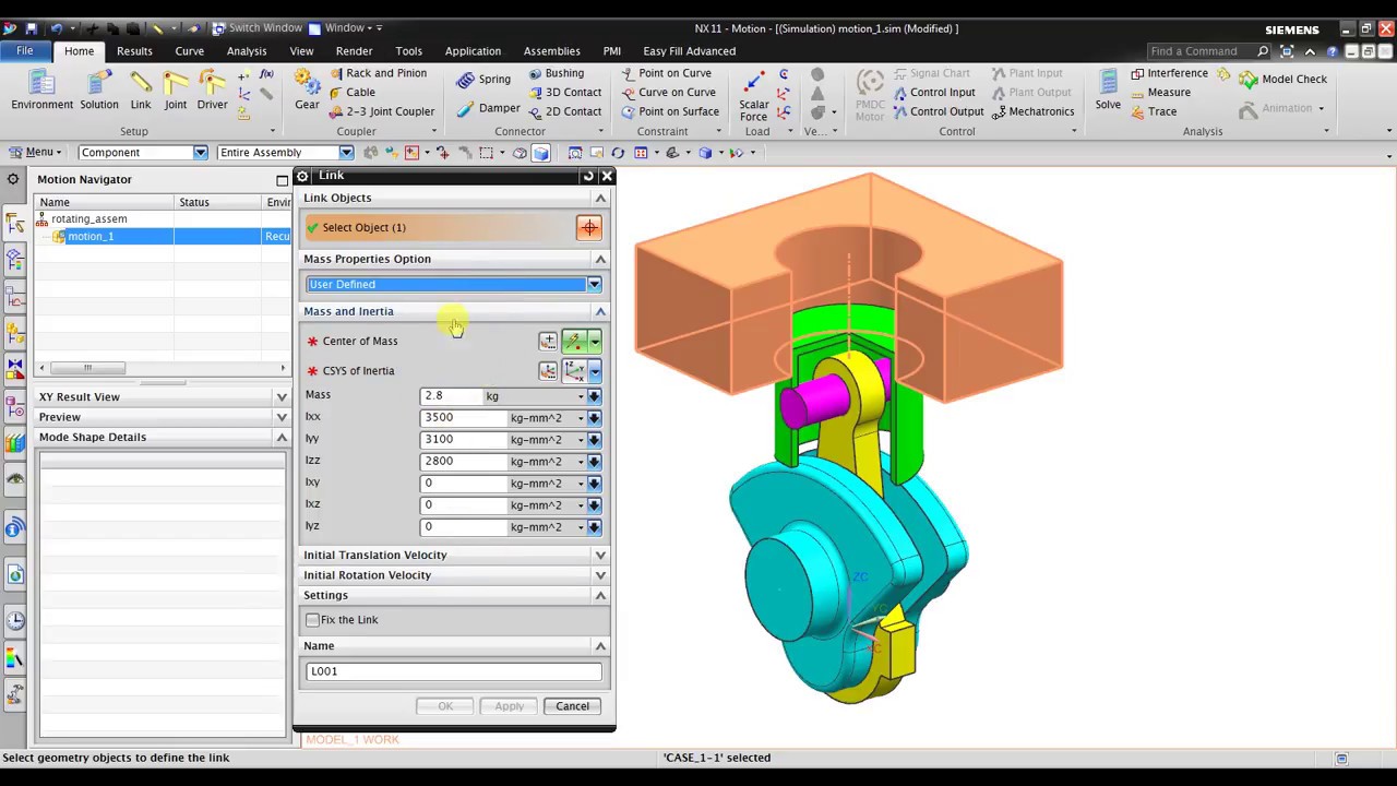Ug Nx Motion Simulation Tutorial Filetype Pdf
