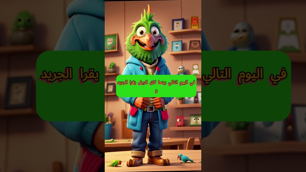 قصة الحكيم والببغاء #اكسبلور