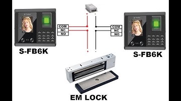EM Lock connection with Secureye S-FB6K