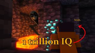 I'm way too smart for Minecraft's stalkers (I have a gun)