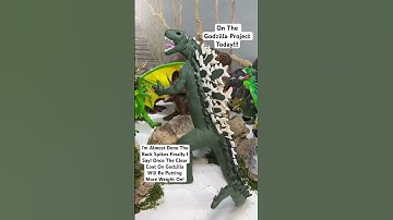 Godzilla Stop Motion Project 100 Spikes! - How To Make (1954) Gojira