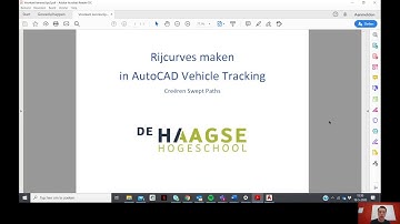 3. Creëren swept path analyse AutoCAD Vehicle Tracking