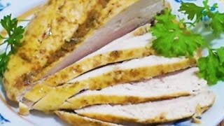 Домашние видео-рецепты - паровая куриная грудка для бутербродов в мультиварке