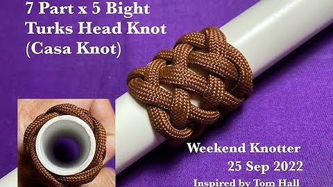 7 Part 5 Bight Turks Head Tutorial