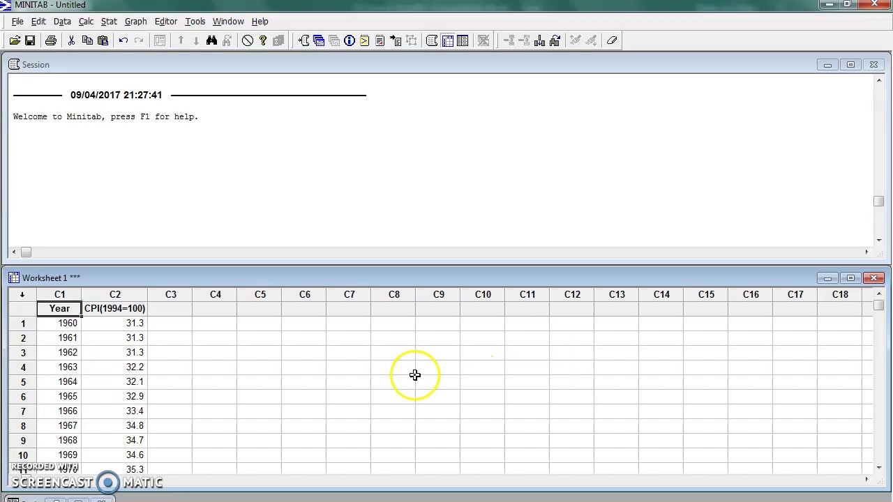 minitab-lesson-1-time-series-plot-youtube