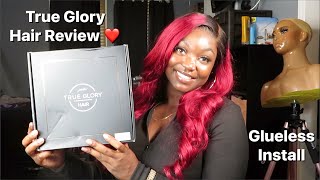 THE BEST PRECOLORED WIG EVER! | TRUE GLORY HAIR REVIEW & GLUE-LESS INSTALL! | BEGINNER FRIENDLY