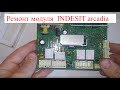 Стиральная машина Indesit wisn82 не включается. (Ремонт модуля Arcadia)