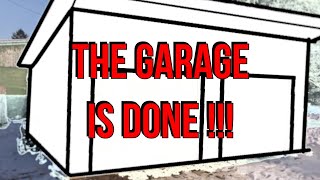 DIY 24 x 24 Pole Barn Garage Build Completion!