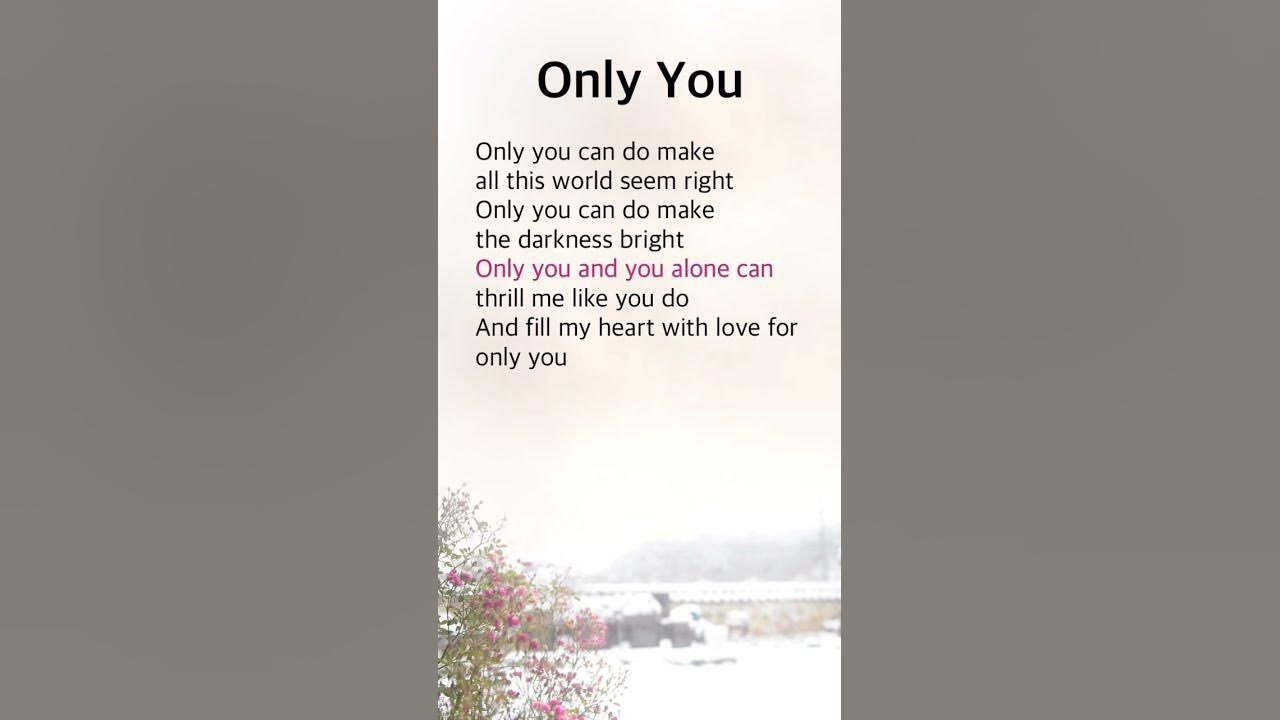 Only You  | The Platters