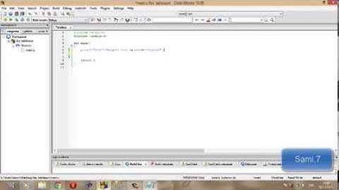 Les tableaux langage C ( Samir 7)
