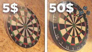 Darts 5$ or 50$ / Cheap vs Expensive Board